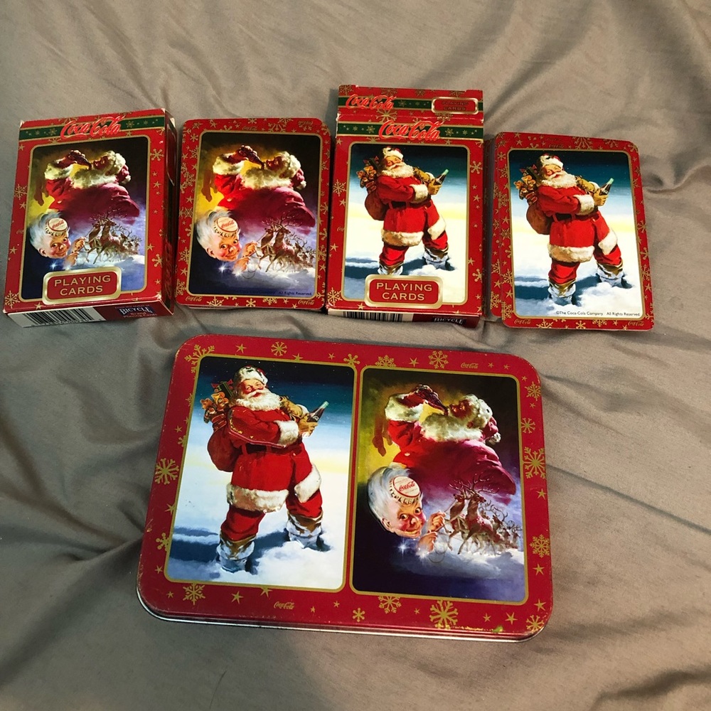 Vintage Christmas Themed Playing Cards